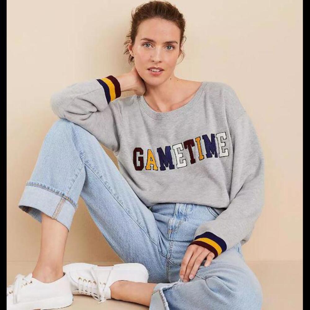 Lou & Grey- Gametime Fluffy Fleece‎ Sweatshirt
